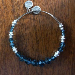 Alex and Ani Azure Glow beaded bracelet